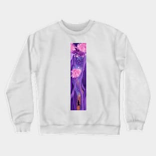 Girl on Path to the Stars Crewneck Sweatshirt